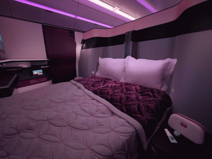 Qatar Airways unveils double beds on flights