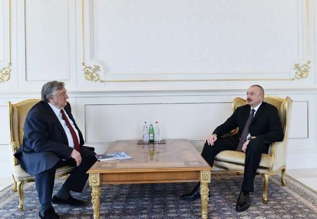 Azerbaijani president receives Zavtra's editor-in-chief