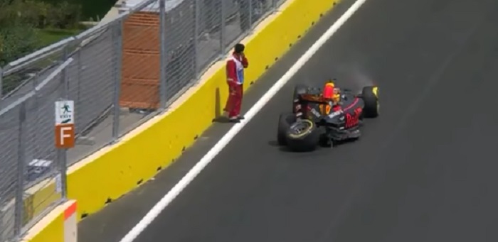El primer  accidente “Formula-1”- Video
