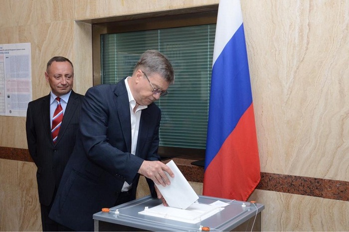 Russians in Azerbaijan voting at State Duma election