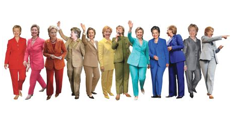 Hillary Clinton Pantsuit Rainbow