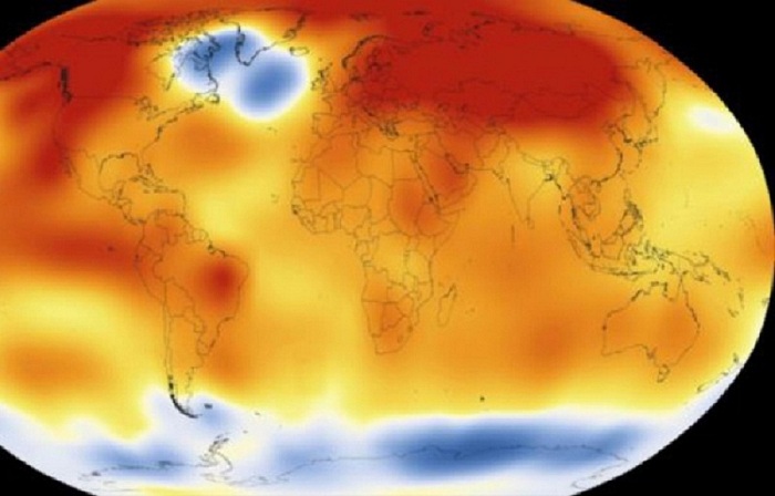 2015 l`année la plus chaude, la planète continue à se réchauffer
