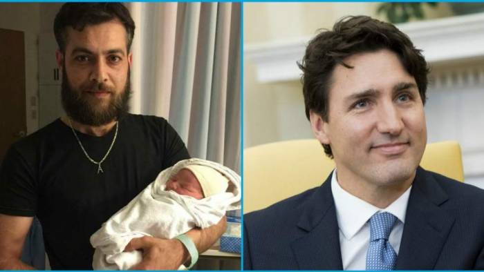 Au Canada, des réfugiés syriens ont appelé leur bébé Justin-Trudeau