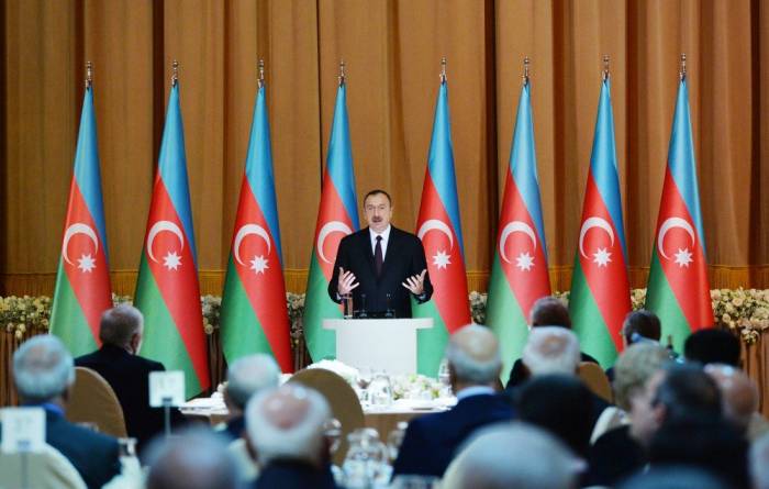 Le président Aliyev participe à la réception officielle à l’occasion du 28 Mai – Journée de la République