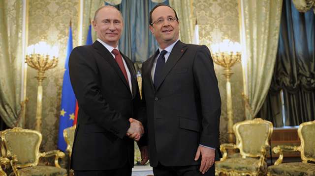 Putin, Hollande discuss Nagorno-Karabakh conflict