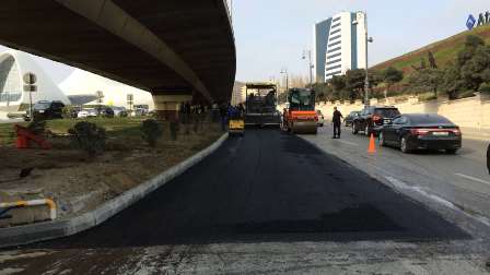 Bakıda əsas yollardan biri genişləndirilir