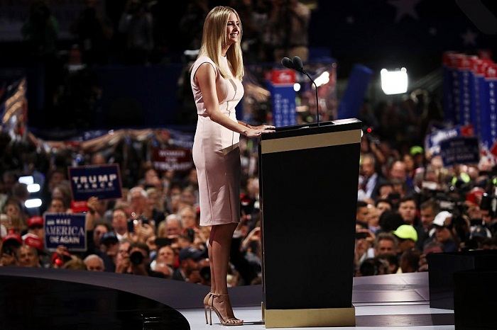 La robe de la fille de Trump s’invite dans la campagne présidentielle