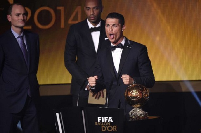Real Madrid`s Cristiano Ronaldo beats Lionel Messi to win Ballon d`Or