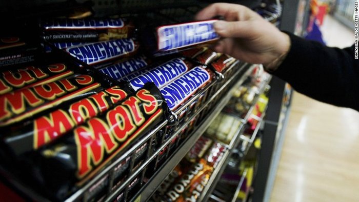 Millions of Mars and Snickers bars recalled