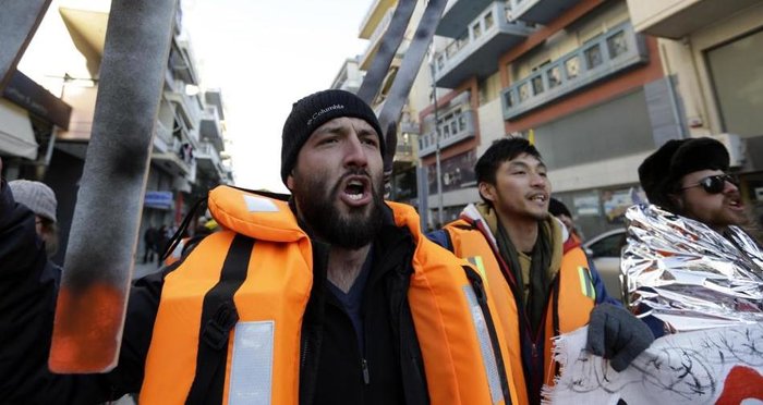 Protests at Greek border after more migrants drown in Aegean
