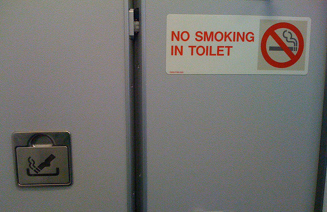 Reason why aeroplanes still have ashtrays