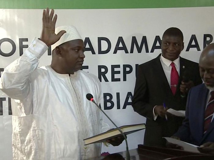 Gambia: Election victor Adama Barrow declared President in exile 