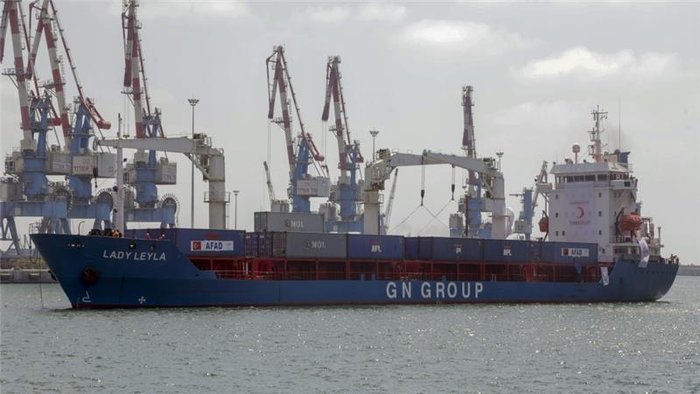 Ship carrying aid to Gaza leaves Turkish port