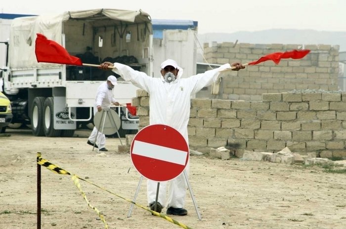 Bilasuvar border checkpoint works in emergency mode due to H1N1 flu virus