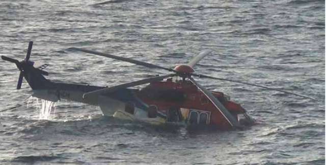 Helicopter crashes in Caspian Sea