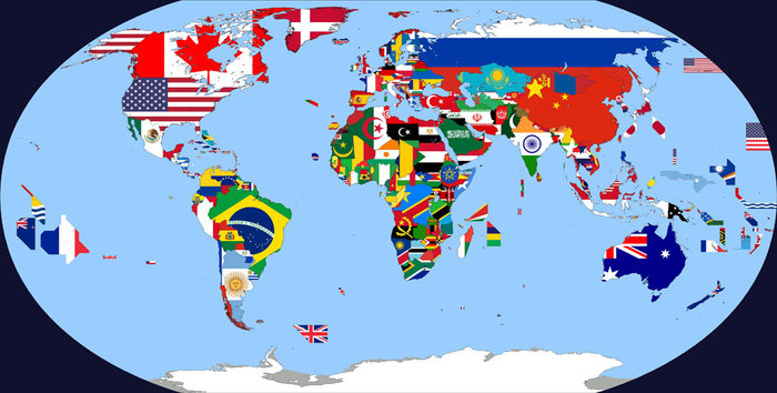 This flag map of world shows that any map can get people angry 