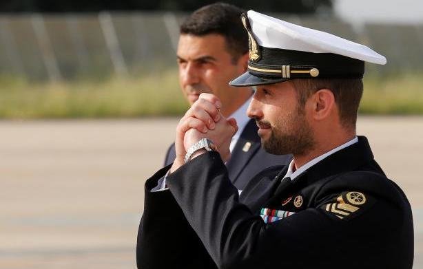 Italian marine arrives home after four years in custody in India