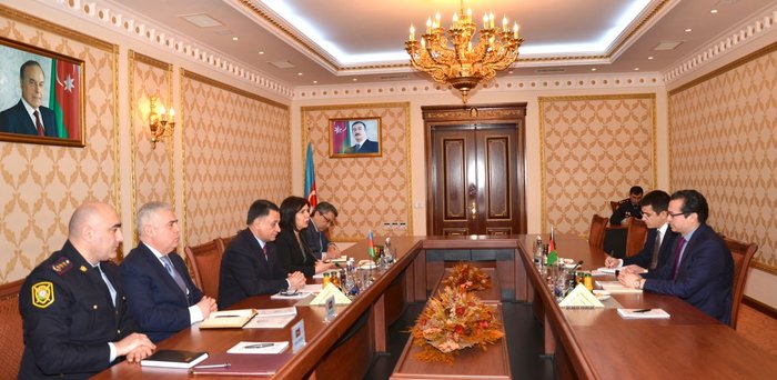 Azerbaijan`s Interior Minister meets Ambassador of Afghanistan