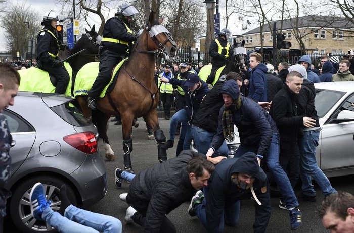 Two men arrested as `fans clash` ahead of North London derby