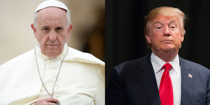 Pope Francis Suggests Donald Trump Is "Not Christian"