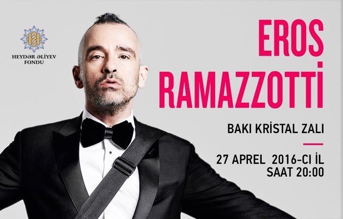 Eros Ramazzotti to give concert in Baku