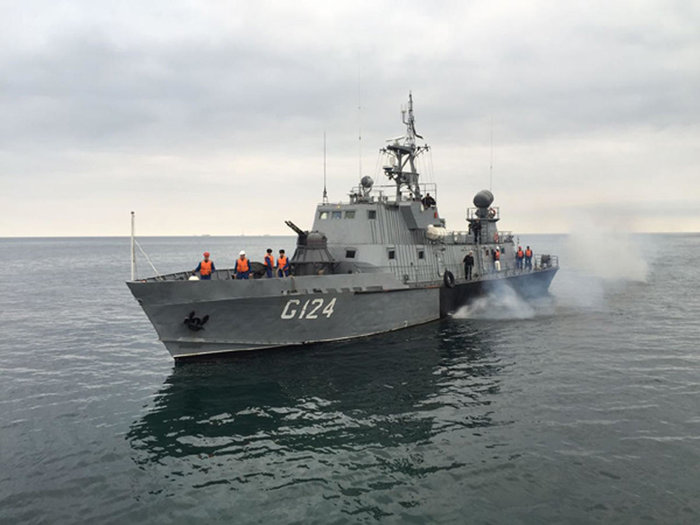 Ships join Azerbaijani Army’s war games