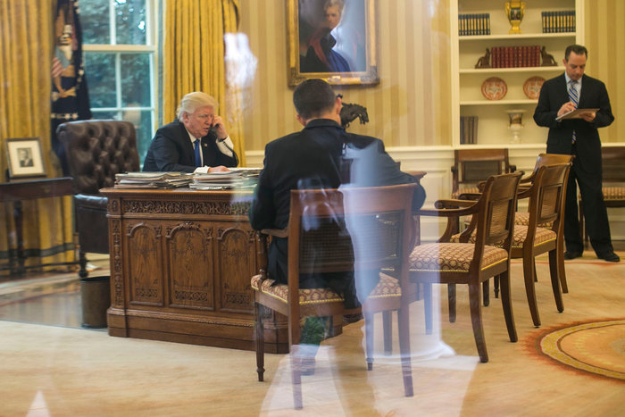 Trump and Putin connect, but avoid talk of lifting U.S. sanctions