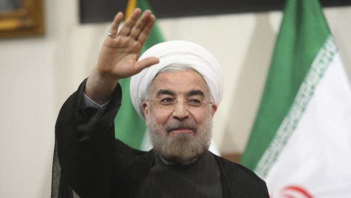 8 prezidenti İrana gətirən səbəb - Ruhani üçün tarixi gün