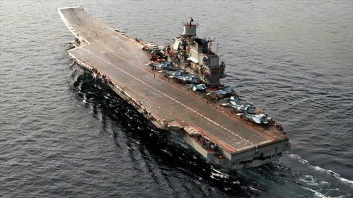 Rusia enviará portaviones al Mediterráneo frente a costa de Siria