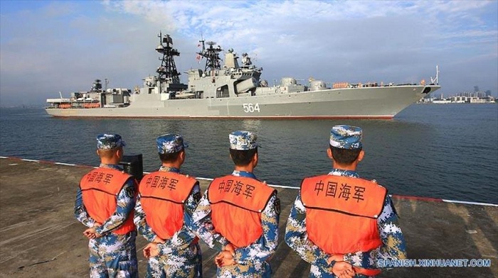 Rusia y China realizan un ejercicio militar conjunto