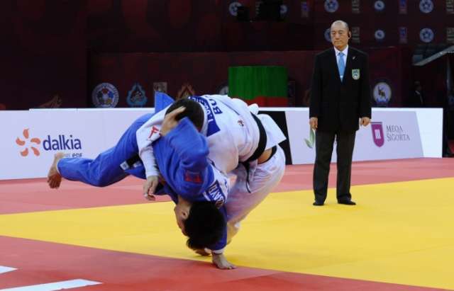 Azerbaijan`s Safarov wins bronze at Baku Grand Slam judo tournament