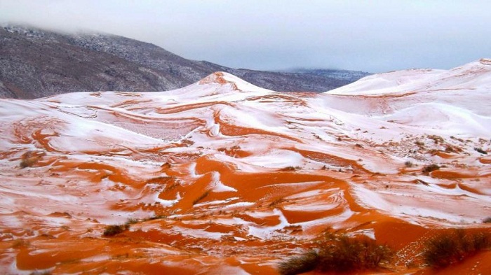 Algérie : il a neigé dans le Sahara