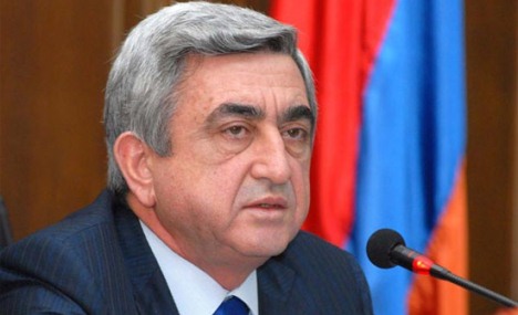 Sarkisyan Qazaxıstana gedir