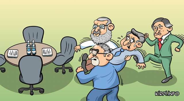 A  Sarkisyán obligan acudir a las negociaciones- Caricatura