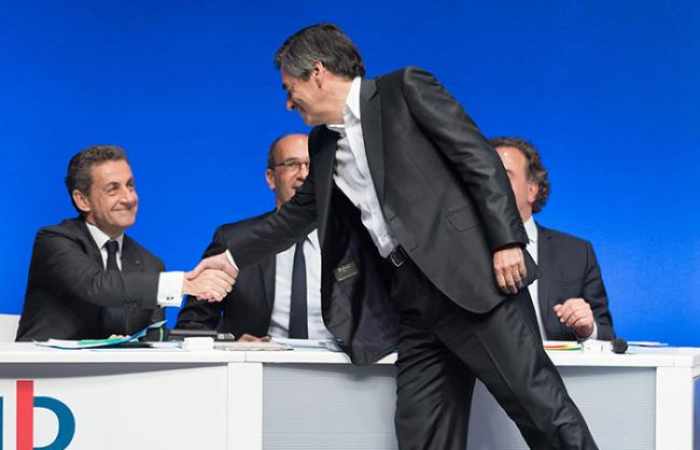 Sarkozy et Fillon ensemble au petit-déjeuner