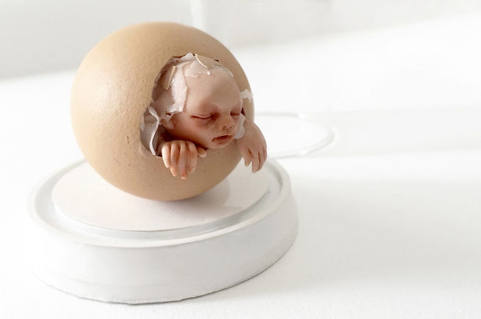 Unsettling Baby Carving Sculptures - PHOTOS