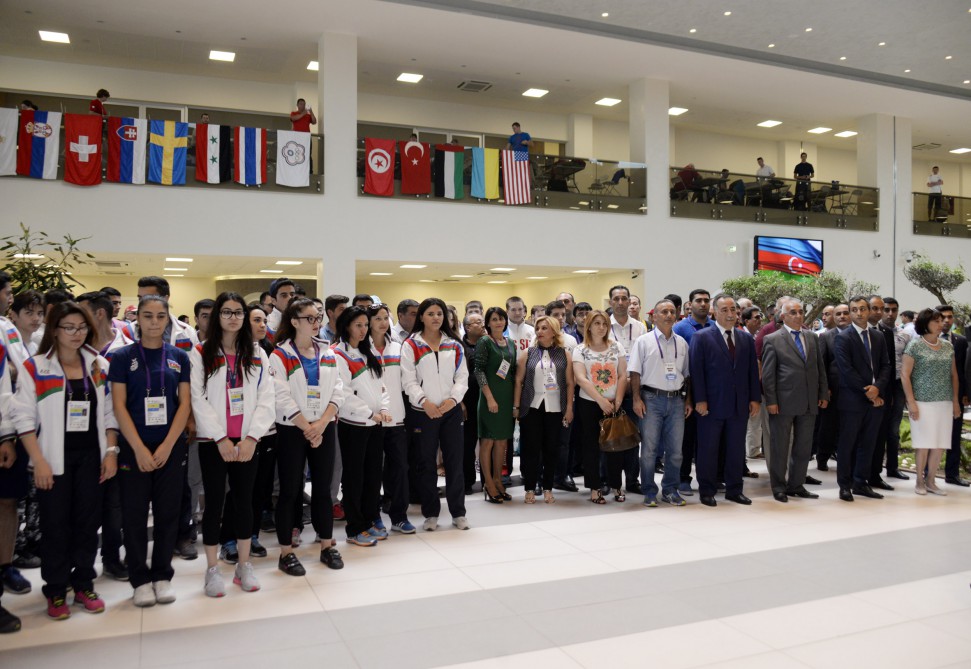 Eröffnungsfeier von Weltcup im Sportschießen in Baku