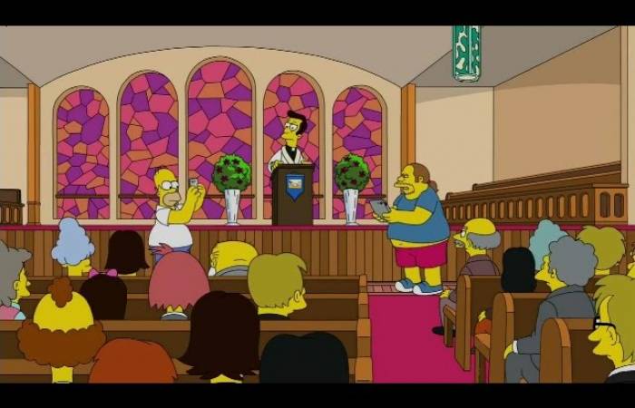 Une chaîne russe refuse de diffuser Les Simpson où le héros joue dans une église