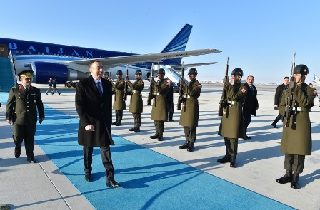 İlham Əliyev Türkiyədə - FOTOLAR