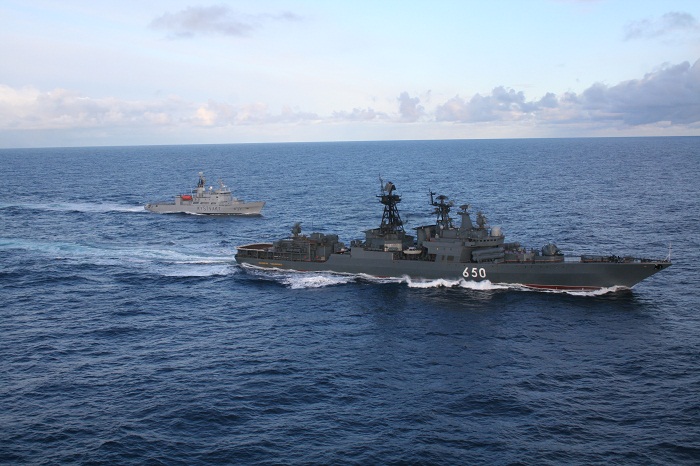 Les forces navales russes participent à l`opération en Syrie