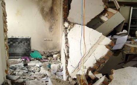 Un missile arménien détruit une maison en Iran