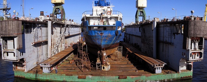 Newly-built Khankendi vessel refloated at Baku Shipyard