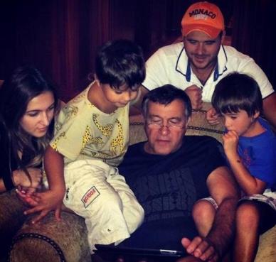Emin Ağalarov ailəsi ilə - Fotolar