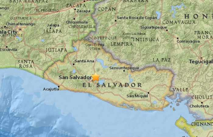 Terremoto en El Salvador