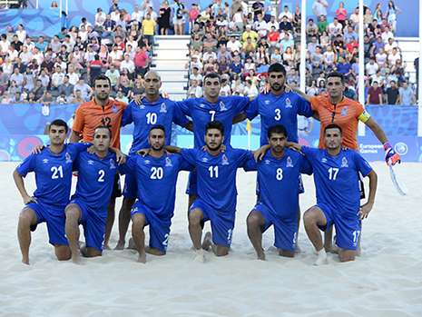 Azerbaijan claim 3rd win at Euro Beach Soccer League qualifying round