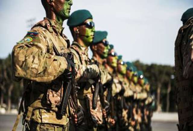 Azerbaijani servicemen leave for Romania and Hungary