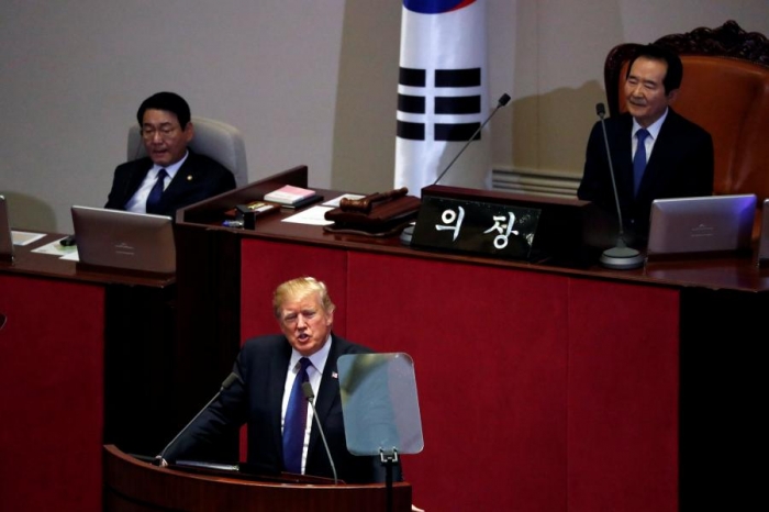 Trump to urge all nations to isolate North Korea's 'brutal regime' in South Korea speech