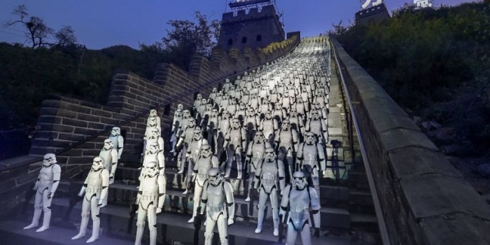 Quand Star Wars envahit la muraille de Chine