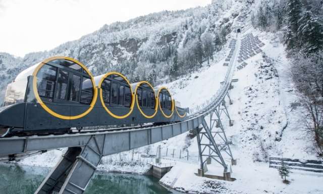 World's steepest funicular rail line to open in Switzerland
