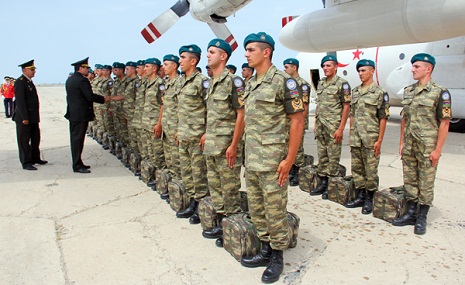 Azerbaijani peacekeepers return home from Afghanistan
